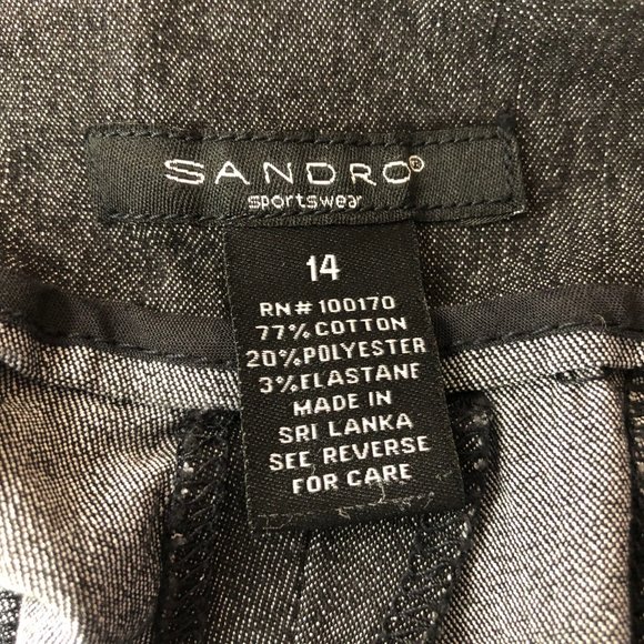 Sandro Sportswear Women's Capri Pants Size 14 Gray - Picture 7 of 7